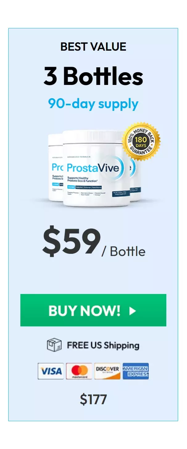 ProstAfense™ 3 bottles pricing